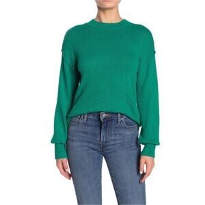 NWT Abound Green Knot Long Sleeve Sweater Cozy SMALL